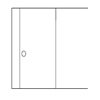 full height pass door sketch